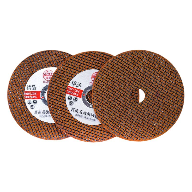 Режущий кусок фабрики прямой из нержавеющей стали угловая шлифовальная машина смолы шлифовальный круг кусок 107 ультра-тонкий двойной сетки смолы резки кусок