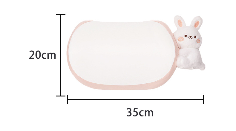 Blue Rain Car Headrest and Lumbar Support Set Cute Memory Foam Car Lumbar Support Pillow Car Interior Neck Support Cushion