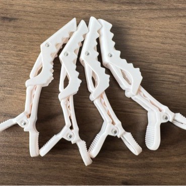 厂家批发跨境鳄鱼美发夹颜色多选鸭嘴夹鳄鱼夹美发烫染分区工具