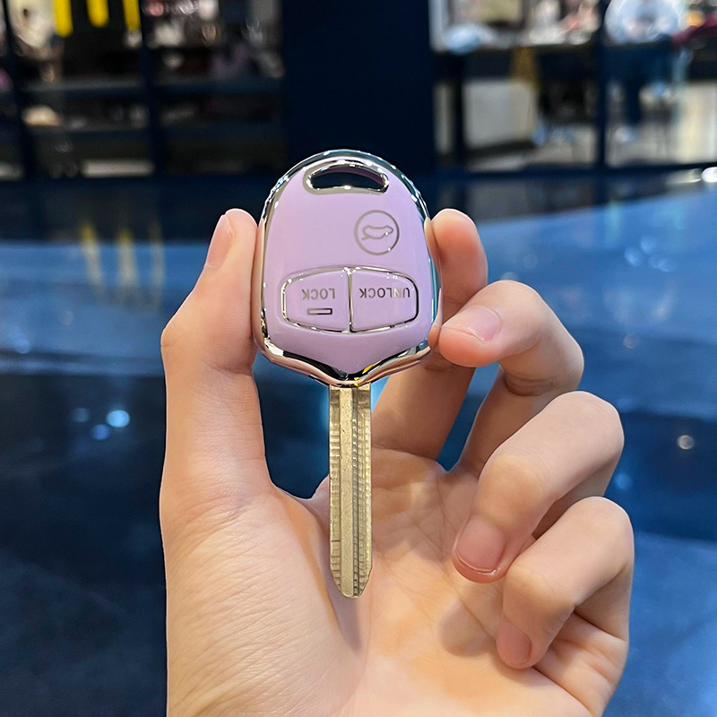 Aplicable a Guangqi Mitsubishi recta clave caso ala Dios viejo estilo glandy ou Lan De Jin viento deslumbrante disijin coche bolsa