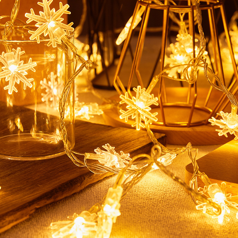 아름다운 눈송이 (따뜻한 색상)