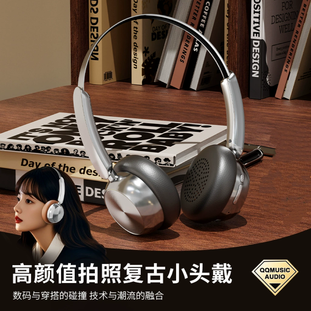 Металлические наушники, планшетный ноутбук, американский стиль, Bluetooth