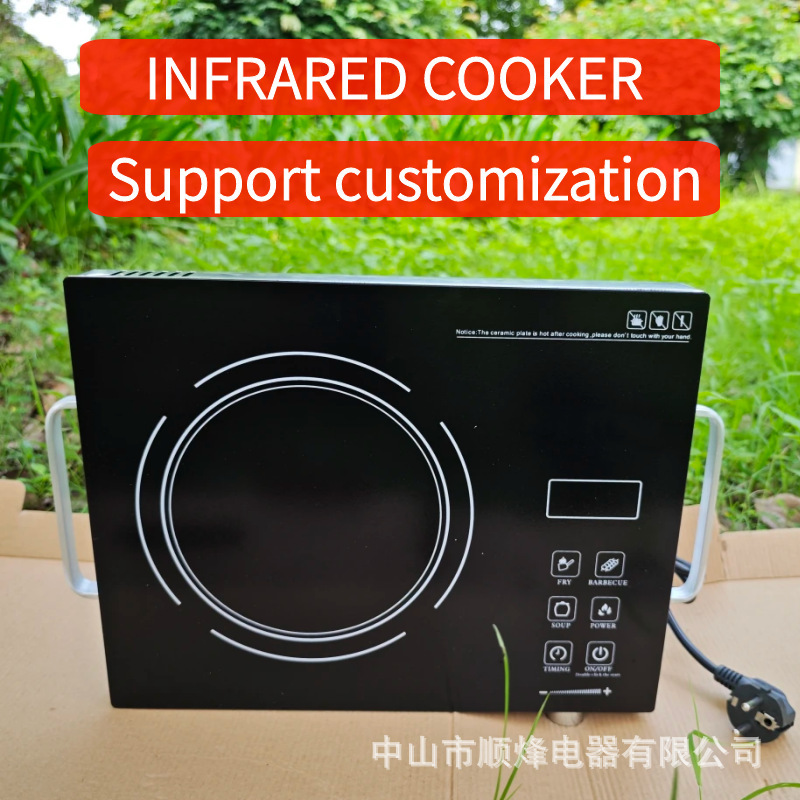 跨境欧式家用大功率智能电陶炉 多功能爆炒光波节能电磁炉3500W|undefined