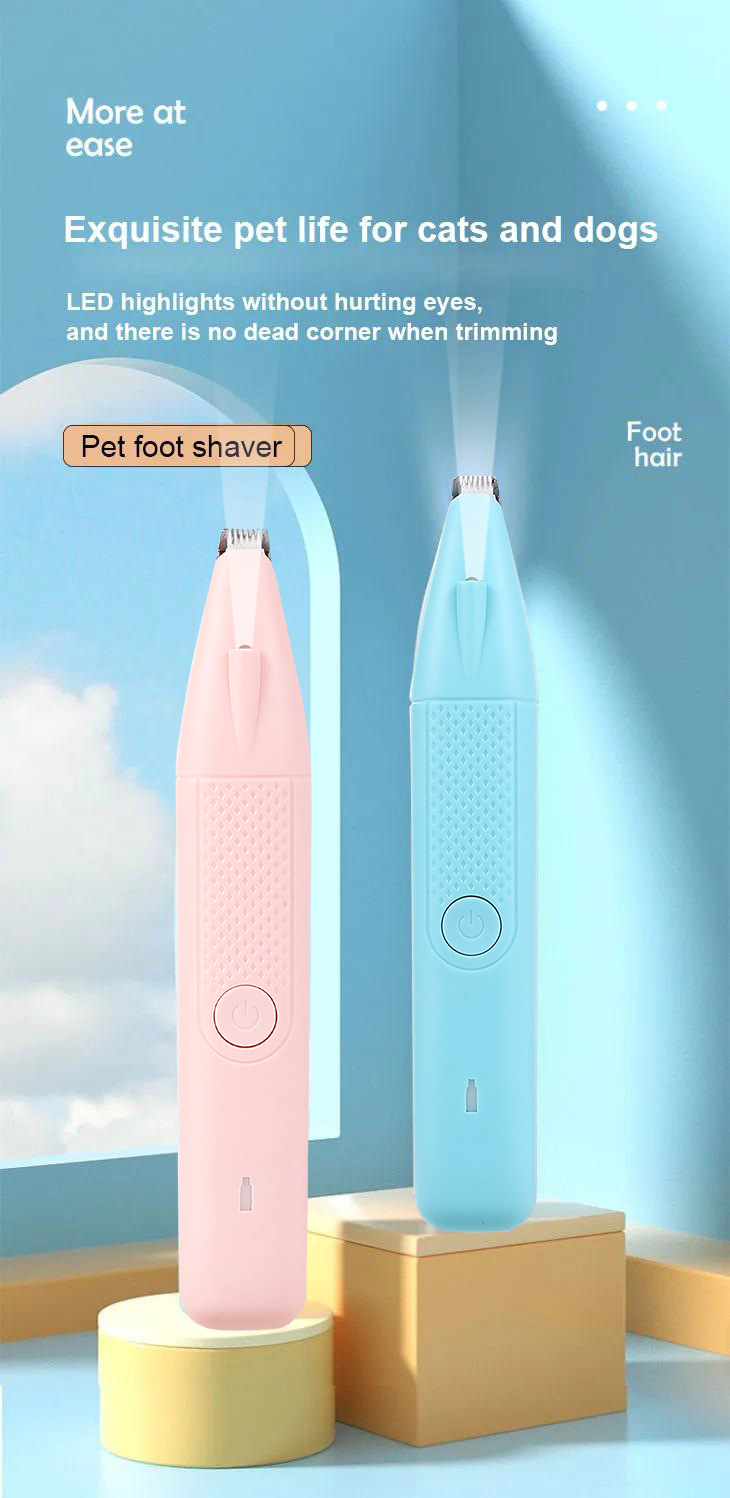 Tondeuse pour poils d animaux avec éclairage led pour chiens_voghion.com