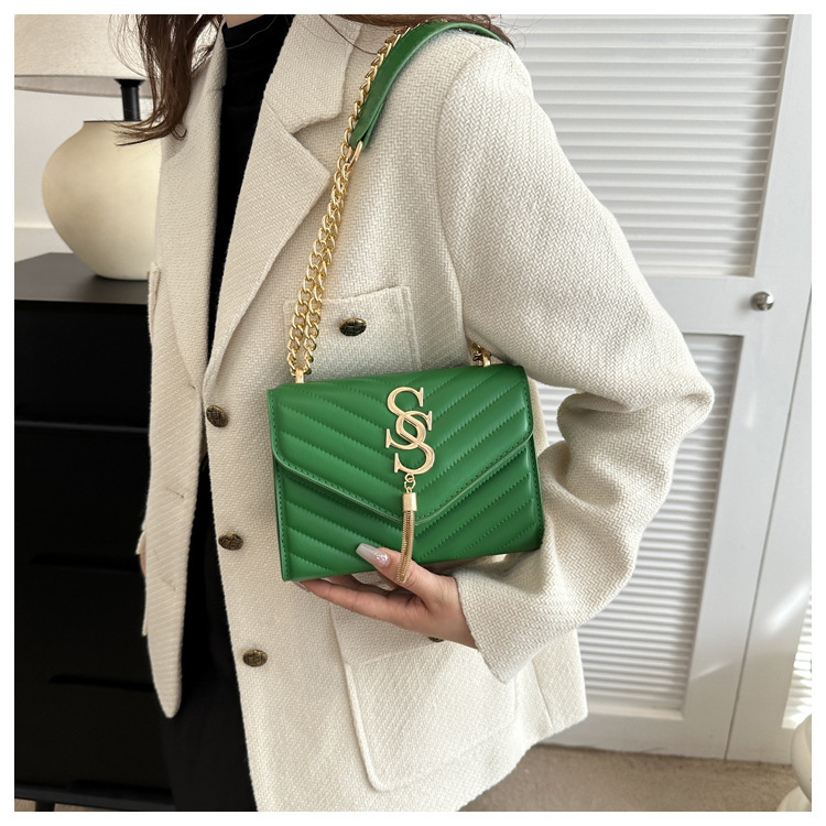 Damen Handtasche Im Western Stil Mit Kette Und Umhängefunktion_voghion.com