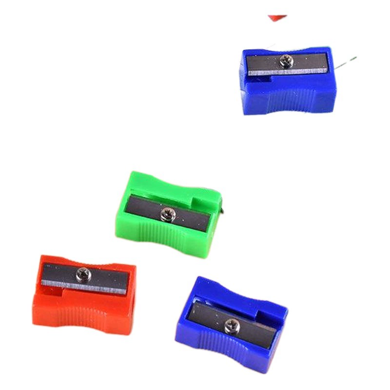 Маленькая квадратная точилка для карандашей с одним отверстием маленькая точилка для карандашей Начальная школа Канцелярские товары оптом детский сад небольшие призы