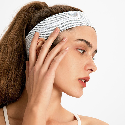One-piece drop-shipping new yoga hairband for women, elastic sweat-absorbent headscarf, outdoor sports antiperspirant belt, fitness running headband