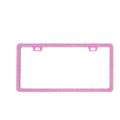 Plastic Acrylic Diamond License Plate Frame, License plate holder/license plate holder