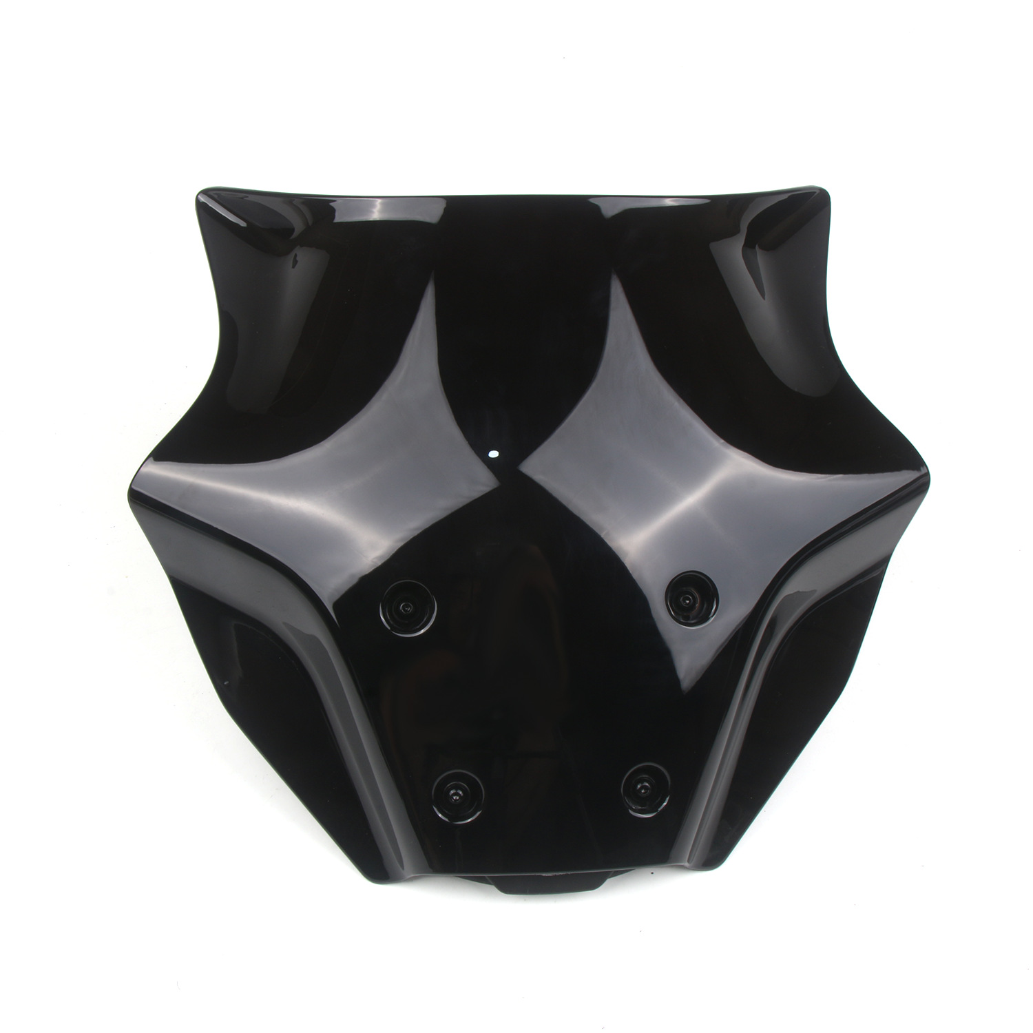 Suitable for 25 Models of Yamaha Mt07 Front Windshield Glass Racing Windscreen Spoiler Heightening Windproof Modification Parts