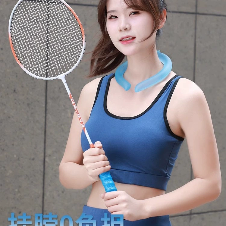 Новое охлаждающее кольцо на шее для снижения температуры, летнее ледяное кольцо с постоянной температурой для физического охлаждения и снятия жара.