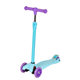 Foreign trade scooter children's scooter 2 years old 3 years old 6-12 years old LED flash three four wheel twist children's scooter
