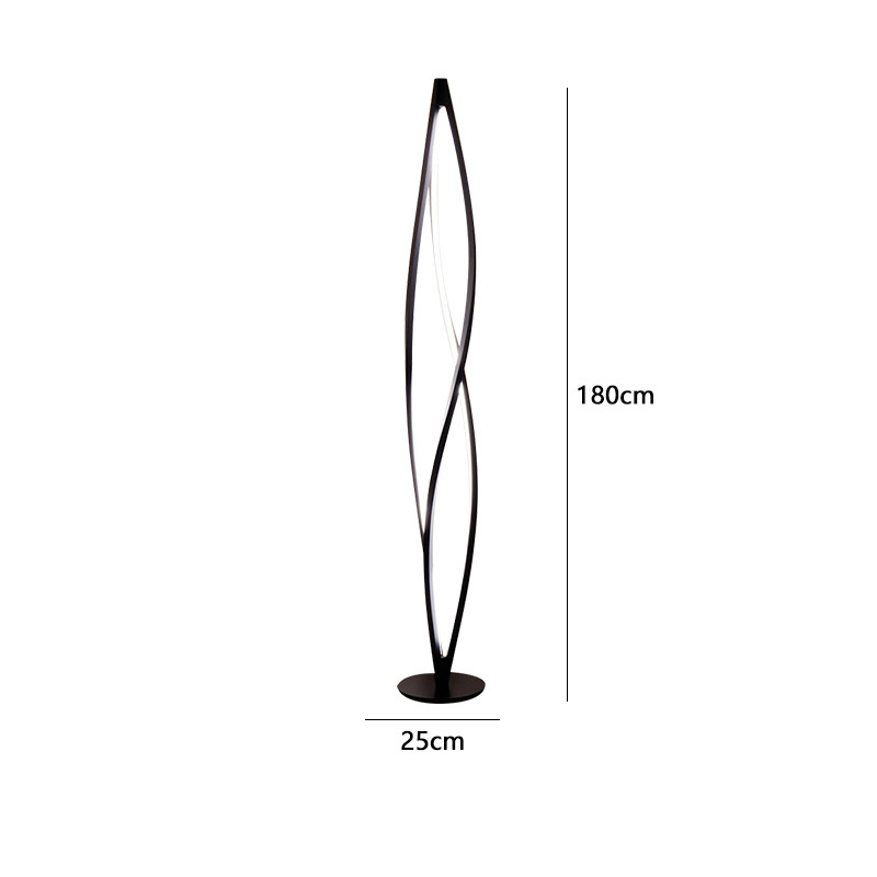 Lámpara de pie nórdica minimalista para sala y hotel, diseño moderno de alta gama