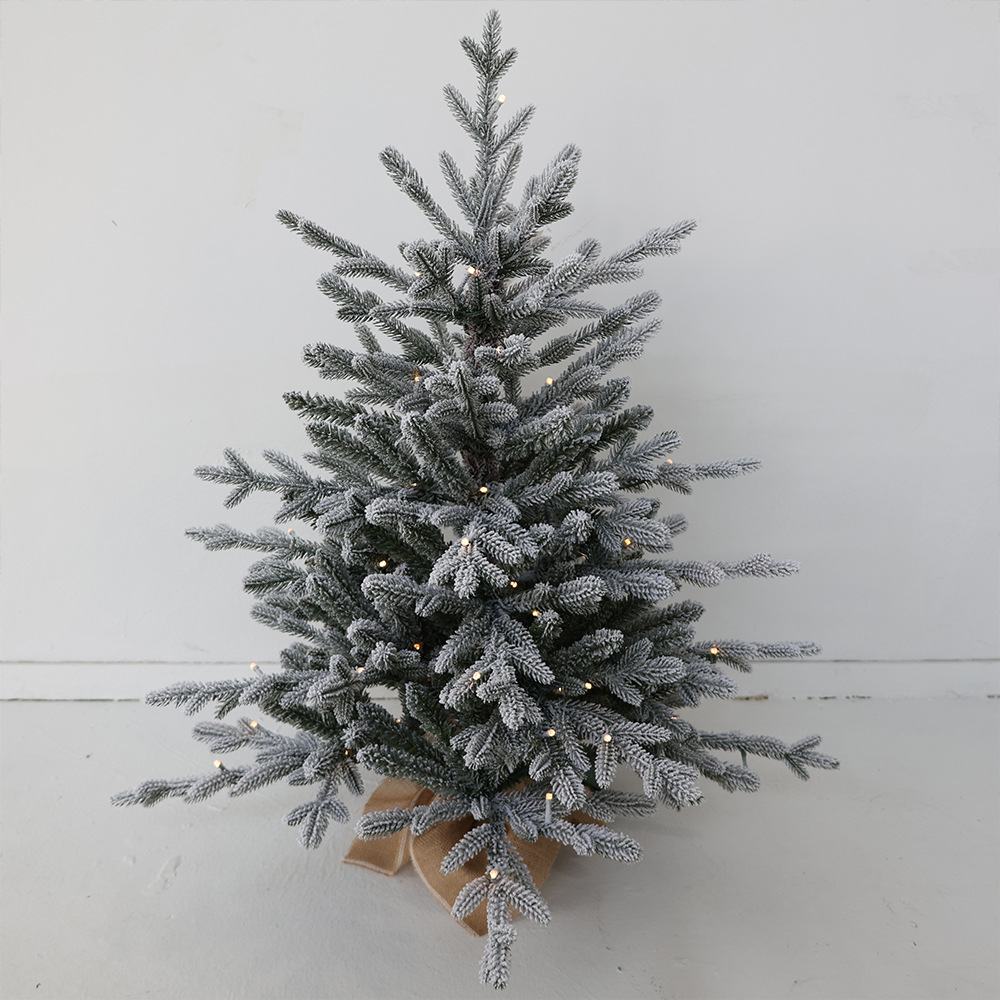 Simulación de regalos de árboles de nieve pequeños adornos de cifrado florista ventana decoración escena de diseño fuente fábrica una pieza al por mayor