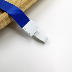 Thickened integrated clip 1.5cm lanyard expandable clip living knot folding name badge cord retractable factory badge hanging cord yellow retractable