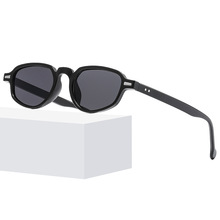 新款米钉高级感男士墨镜跨境复古眼镜框欧美时尚太阳镜女士眼镜潮