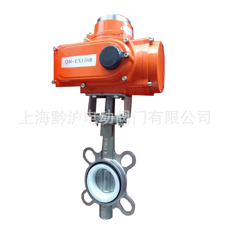 D71F4衬氟蝶阀 手柄衬氟蝶阀 强酸 强碱腐蚀性环境使用衬氟蝶阀