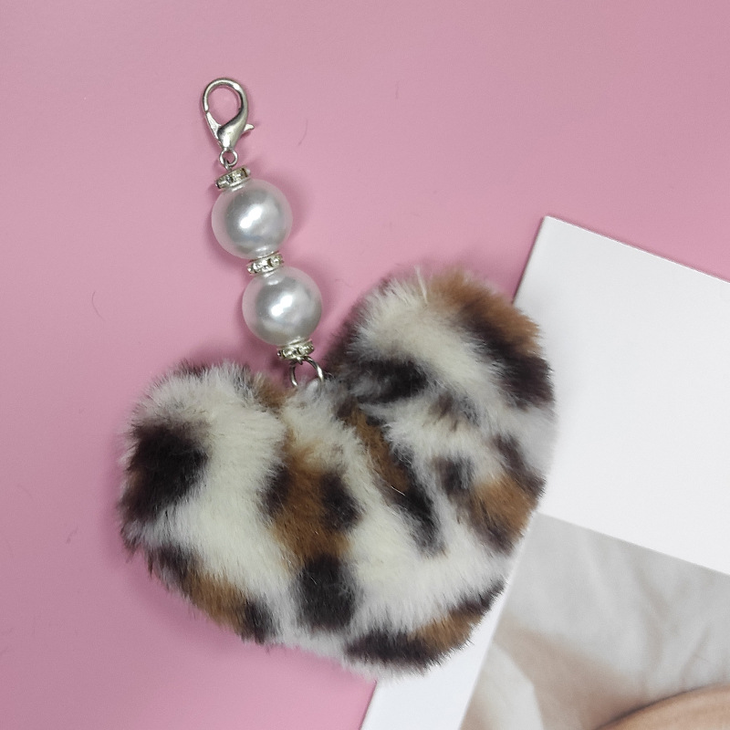 Colgante de Mochila con Pompones y Perlas Poliéster para Mochila image 23