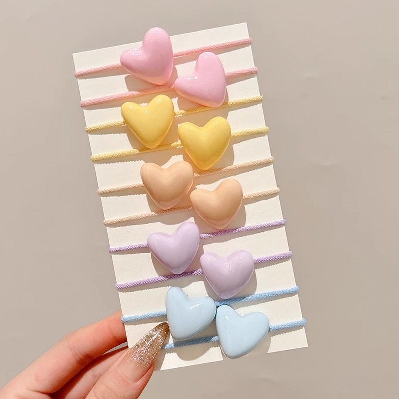 Cuerdas de cabello para niños anillo de cabello de pulgar toque de cabello para bebés cuerdas de cabello para niñas de alta elasticidad no lesionar banda de cabello para niñas