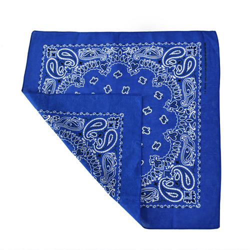 Cross-border direct supply streetwear hip-hop bandana cycling headscarf 100% cotton 30g Lipes waistnut flower headscarf