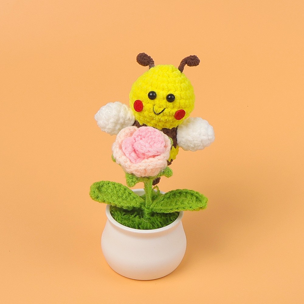 Colección de miel de recolección de flores de abejas - Rosa rosa rosa degradada