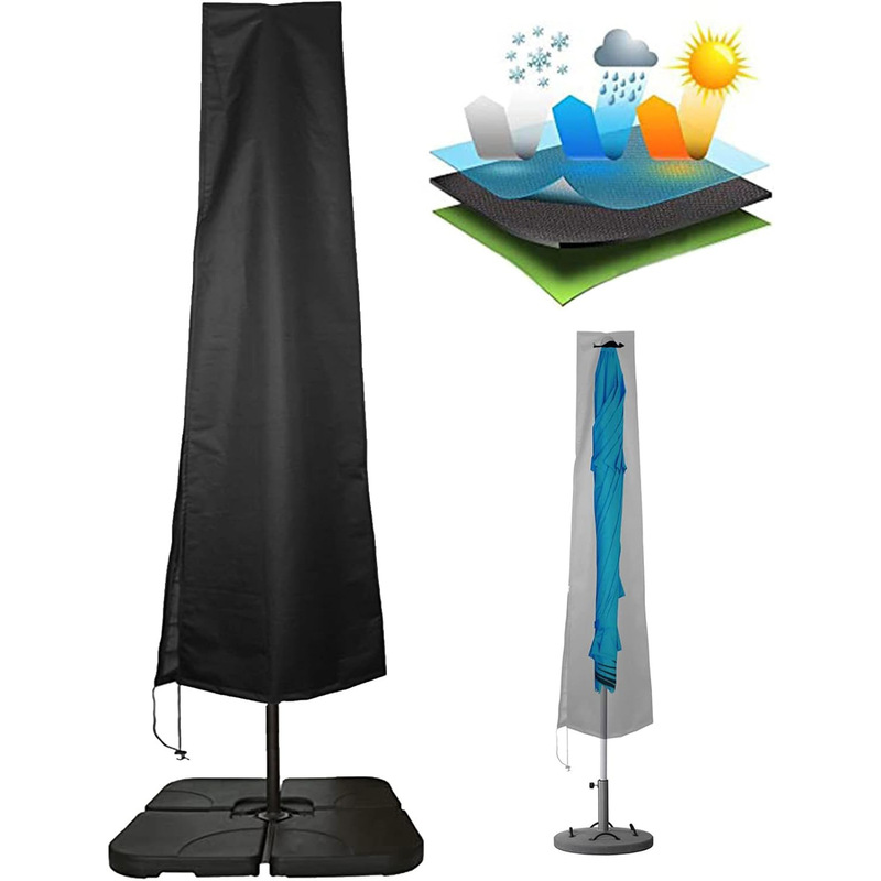 Cross-Border In-Stock Outdoor Dust Cover, Sunshade Umbrella Cover, Rainproof, Windproof, Sun Protection Banana Umbrella Storage Cover, Oxford Cloth Cross-Border In-Stock Outdoor Dust Cover, Sunshade Umbrella Cover, Rainproof, Windproof, Sun Protection Banana Umbrella Storage Cover, Oxford Cloth