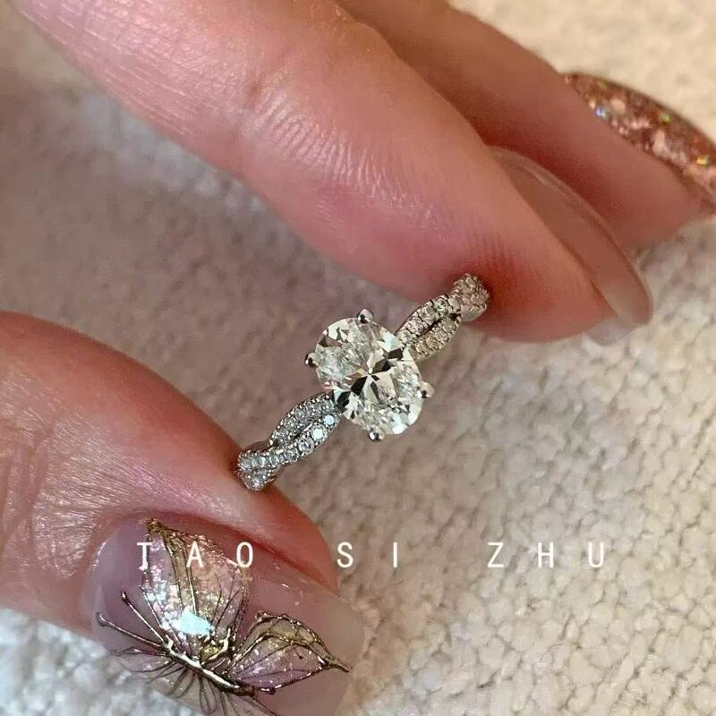 Rotating Ballet ~ Micro-inlaid Zircon Spiral Ring Niche Light Luxury Advanced Sense Opening Ring Adjustable Rotating Ballet ~ Micro-inlaid Zircon Spiral Ring Niche Light Luxury Advanced Sense Opening Ring Adjustable