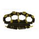 Large Thickeneded Tiger Rope Iron Fist Self-Defense Four-Finger Hand Buckle Boxing Martial Arts Supplies Window Breaker Self-Defense Boxing Buckle