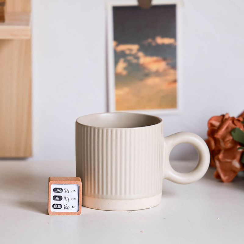 Defectos ligeros inswind taza de cerámica taza de desayuno taza de cerámica simple taza de café taza de agua taza de estudiantes