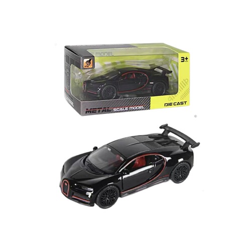 Cross-border simulation alloy car model children's toy, wind-up light-up car model, boys' toy car ornament, wholesale