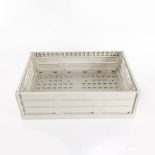 塑料周转箱仿木纹折叠收纳箱蔬菜水果专用箱超市周转箱