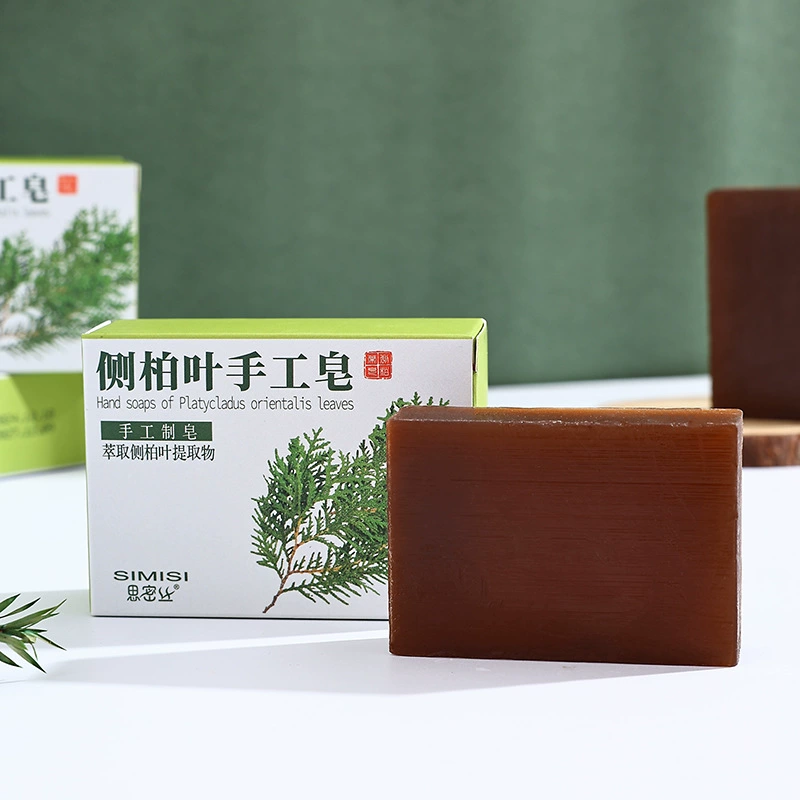 [Si Mi Si] Очищение и увлажнение 80G мыло из чистого масла из листьев кипариса