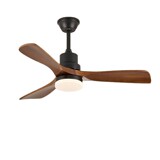 Ретро вентилятор из натурального дерева для гостиной, светильник для спальни