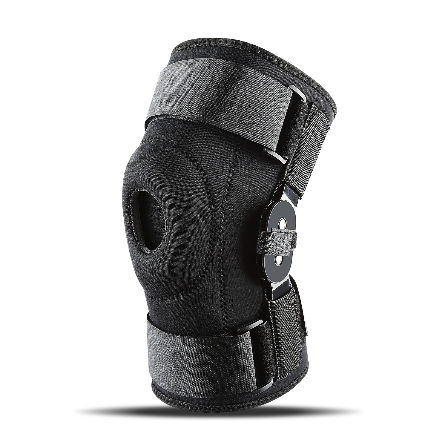 Rodilla deportiva profesional antideslizante placa de acero soporte fitness correr antichoque protector de silicona patela presurizador