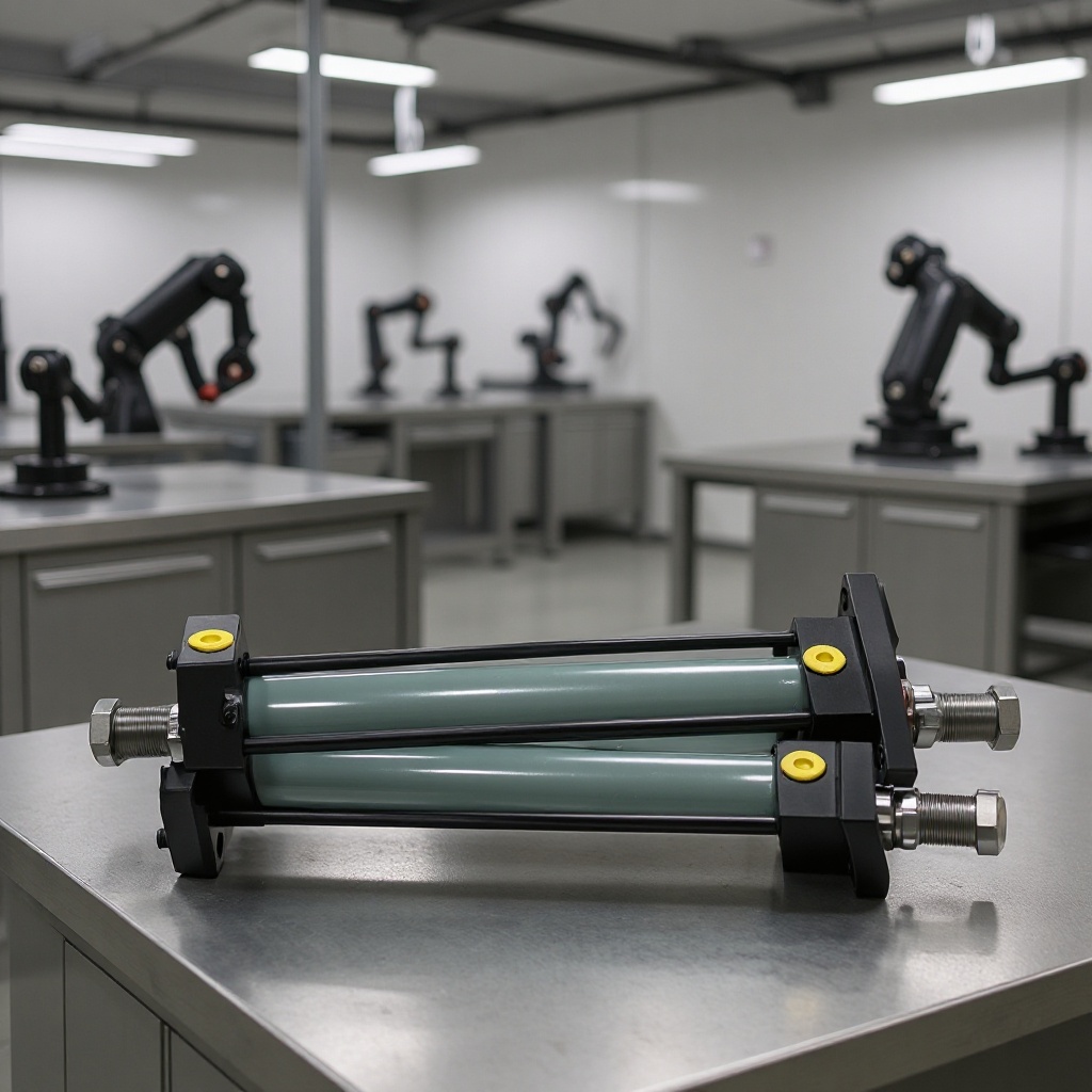 厂家直供生产销售榆次油妍同款系列规格拉杆式前法兰缓冲液压油缸