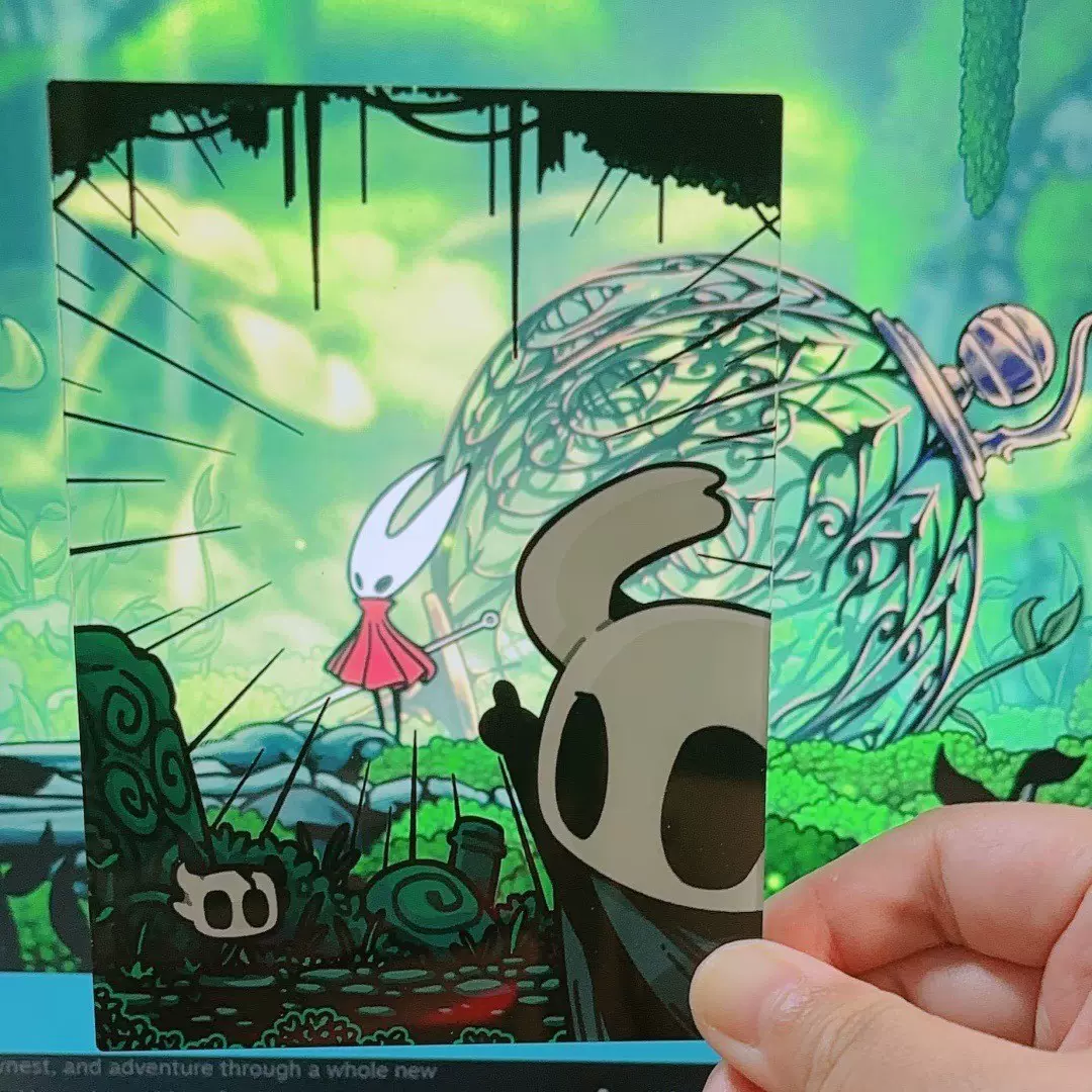 定制pvc透明明信片镂空亮面磨砂透明卡文创地标动漫透卡定做