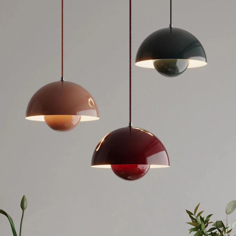 Smart Cream Style Flower Bud Chandelier Three-head Dining Lights Tmall Nordic Simple Creative Living Room Bedroom Bedside Chandelier