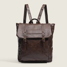 日系学院风双肩包跨境新款大容量复古邮差包笔记本电脑背包剑桥包