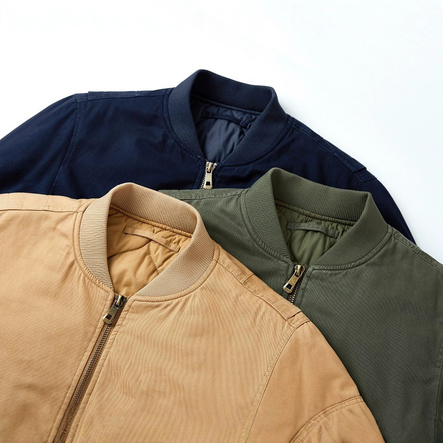Otoño e invierno nuevo abrigo de algodón acolchado de algodón para hombres chaqueta de piloto de marca de moda retro chaqueta de pareja de hombres y mujeres uniforme de béisbol casual