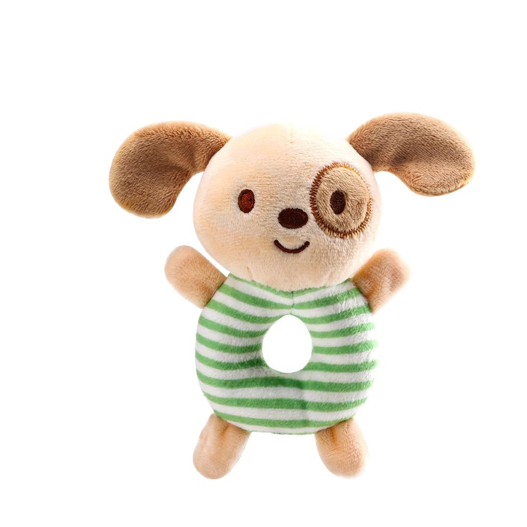 Sonajero de mano redondo para bebés Happymonkey, sonajero de mano para bebés de 0 años, juguete relajante