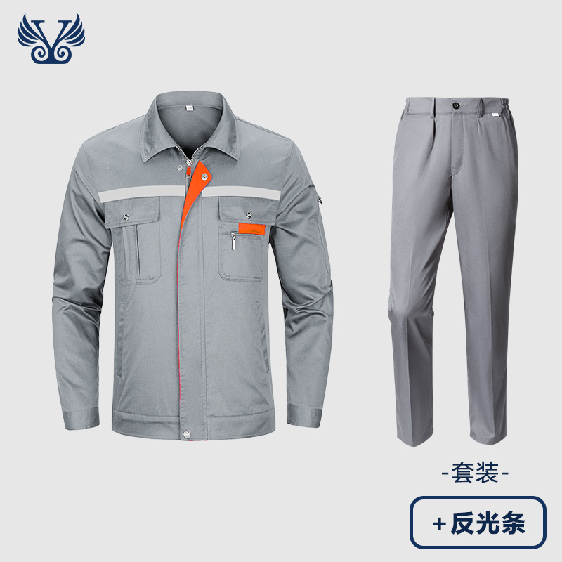 双层工作服定制套装男式耐磨加厚汽修工作服电工劳动防护服劳动工|undefined
