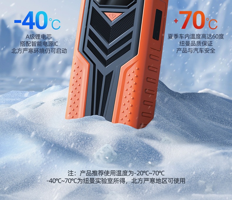 Newman V8 Car Emergency Jump Starter Large Capacity Powerful Vehicle Rescue Power Bank Battery Charger Gadget