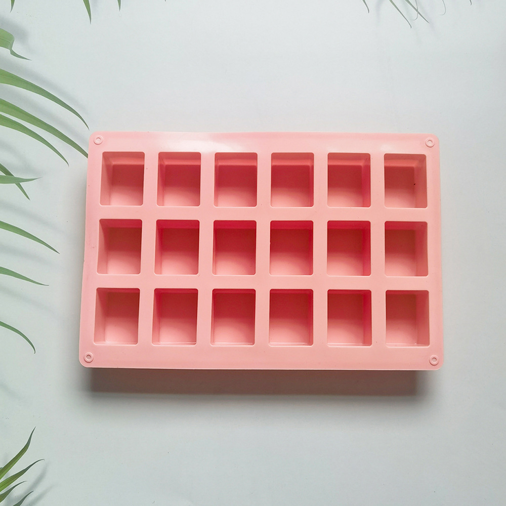 18 jabon 99 molde de silicona pastel helado pudín molde de postre jabón utensilios