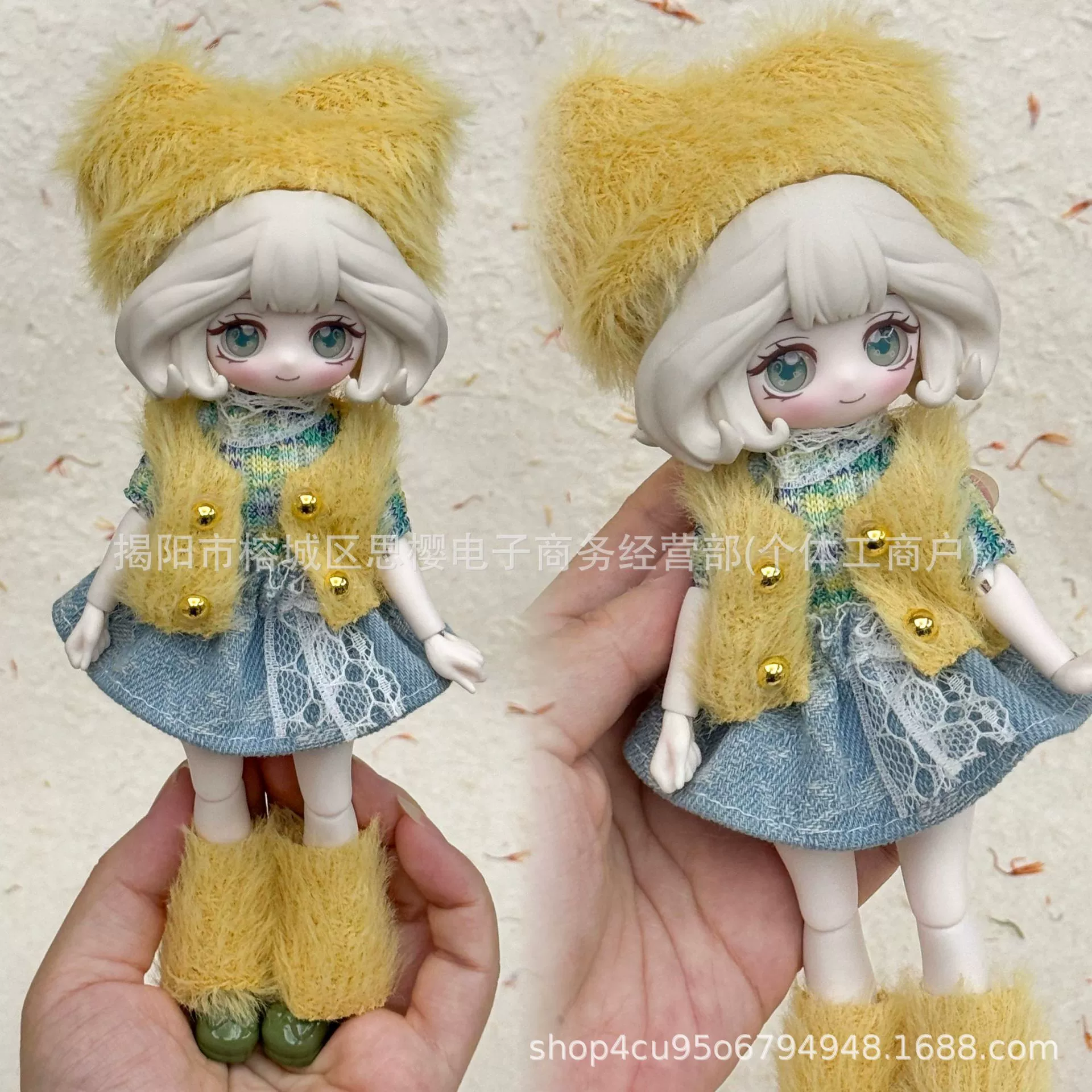 Набор одежды для куклы 8 очков bjd 12 очков ob11 11–17 см Ah Ti Bang Ni Tu Penny Beast Boy Clothes