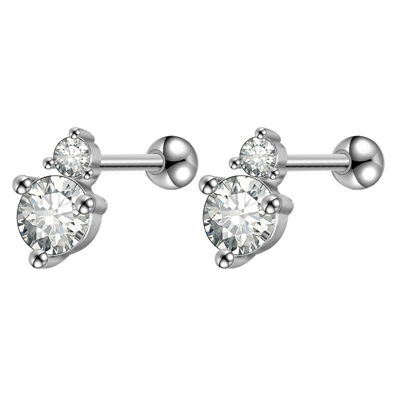 2022 New High-Grade Ear Bone Stud Micro-Set Earrings Ins Internet Celebrity Versatile Exquisite Earrings Wholesale detail image 20