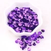 6mm silver base deep purple purple