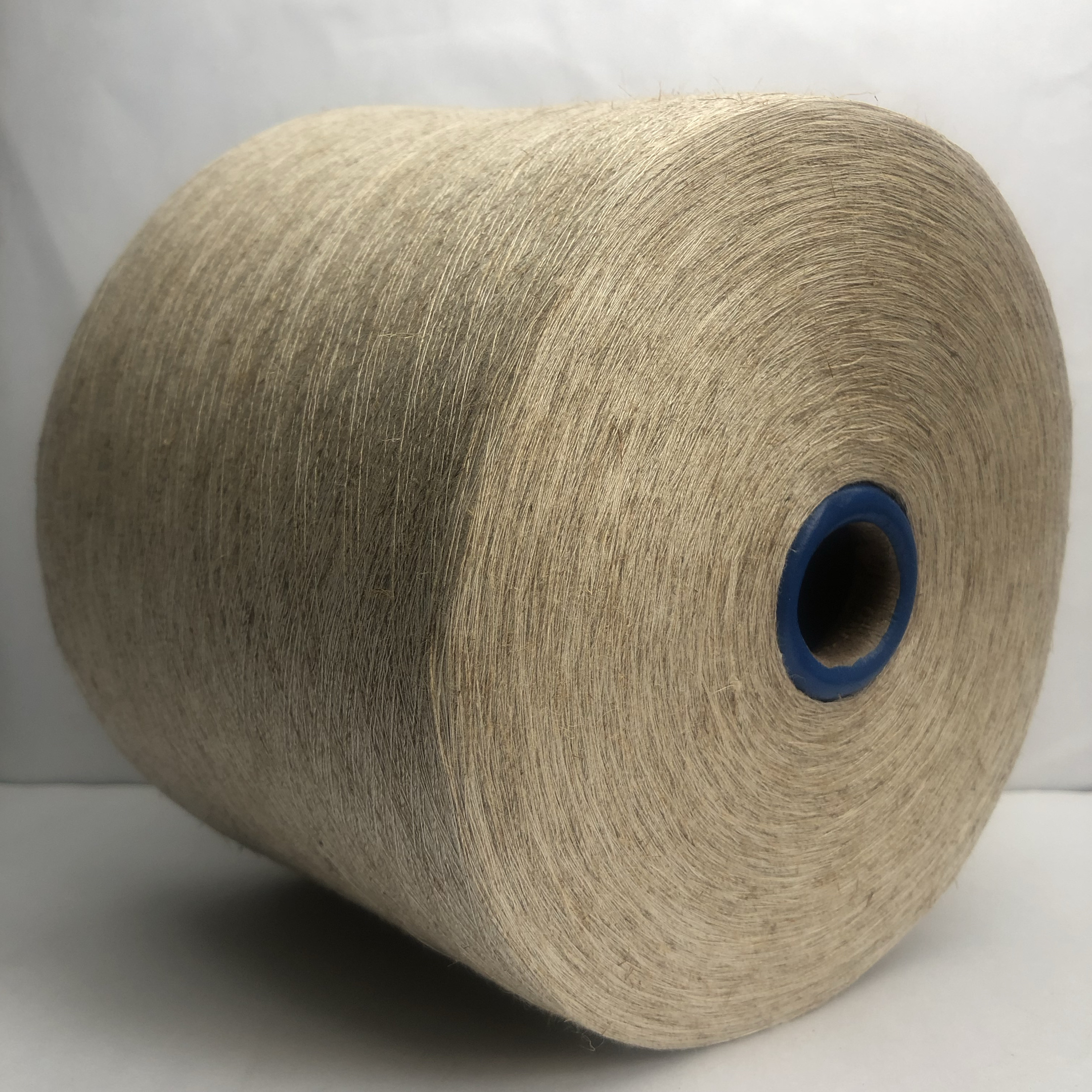 原色雨露亚麻混纺纱 15s/1  细亚麻纱线 亚麻粘胶纱