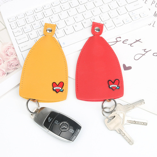Fashionable and creative pull-out cartoon cute personalized ladies car key bag storage Volkswagen Benz compact mini