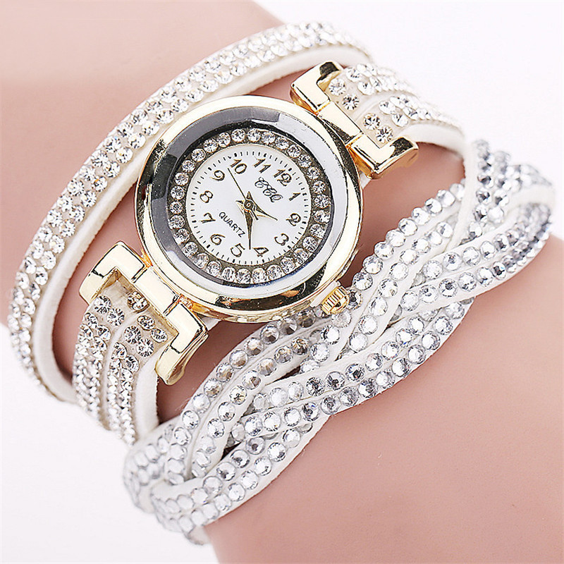 Hot selling gepersonaliseerde twist dames armband horloge Koreaanse fluwelen lus klinknagel armband quartz horloge een generatie van haar_voghion.com