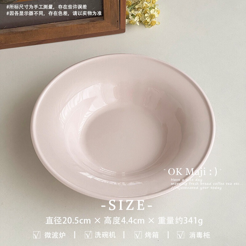 特别漂亮的盘子家用高颜值菜盘子陶瓷新款餐盘高级感西餐盘意面盘|undefined