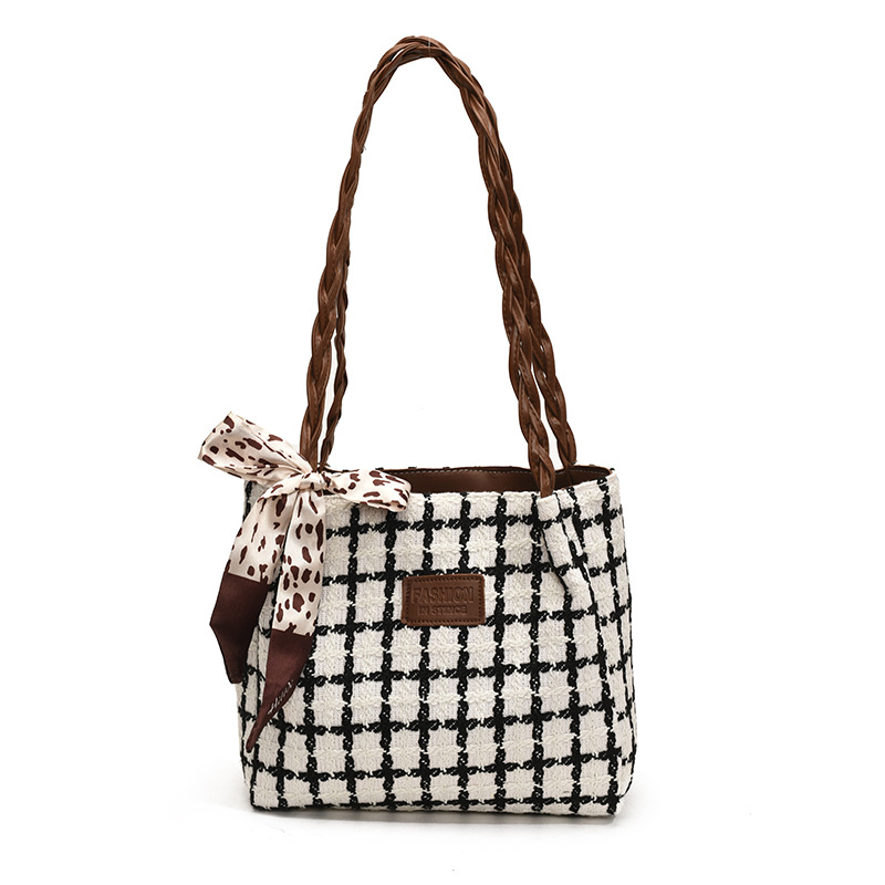 Bolsa de gran capacidad para mujeres 2025, nuevo tipo de bolso de hombro, bolso de compras de viaje, popular para mujeres.